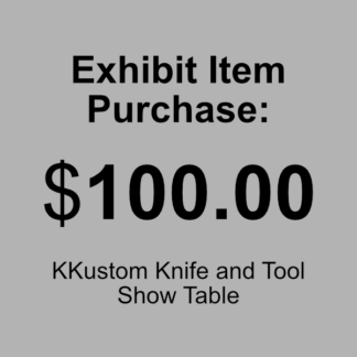 $100.00 Exhibit Item Purchase
