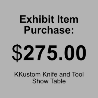 $275.00 Exhibit Item Purchase