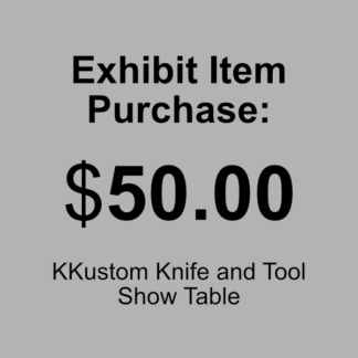 $50.00 Exhibit Item Purchase