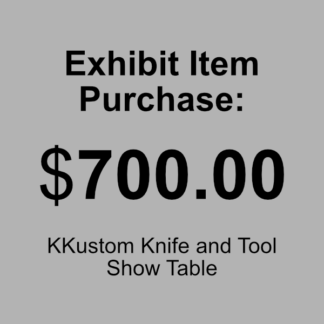 $700.00 Exhibit Item Purchase